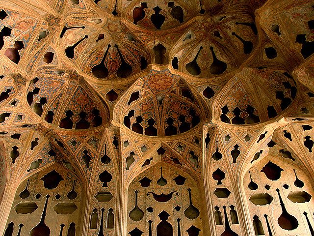 Ali Qapu Palace Ceiling , Isfahan