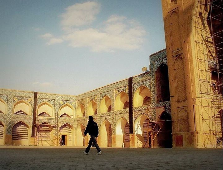 Courtyard of Friday mosque of Isfahan