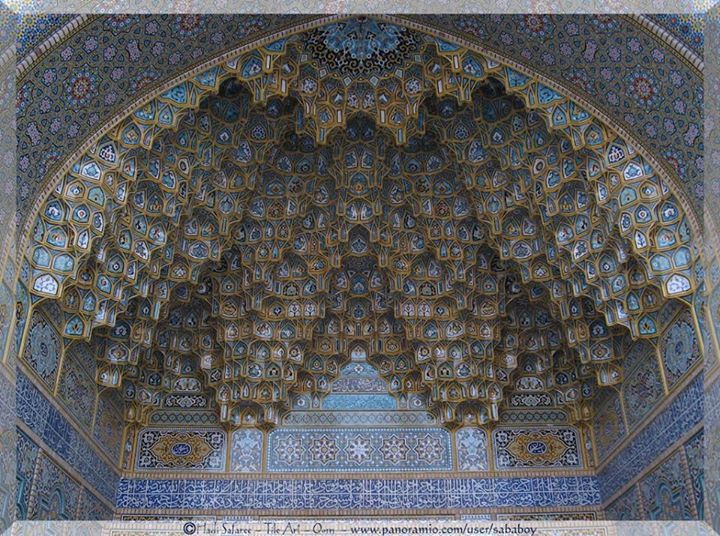 Tiling art in Qom - Fatima al-Masumeh Shrine