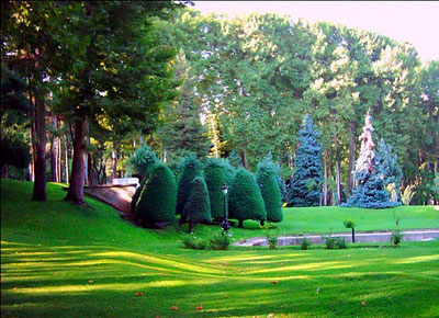 Iranian gardens - bagh-e Sad Abad